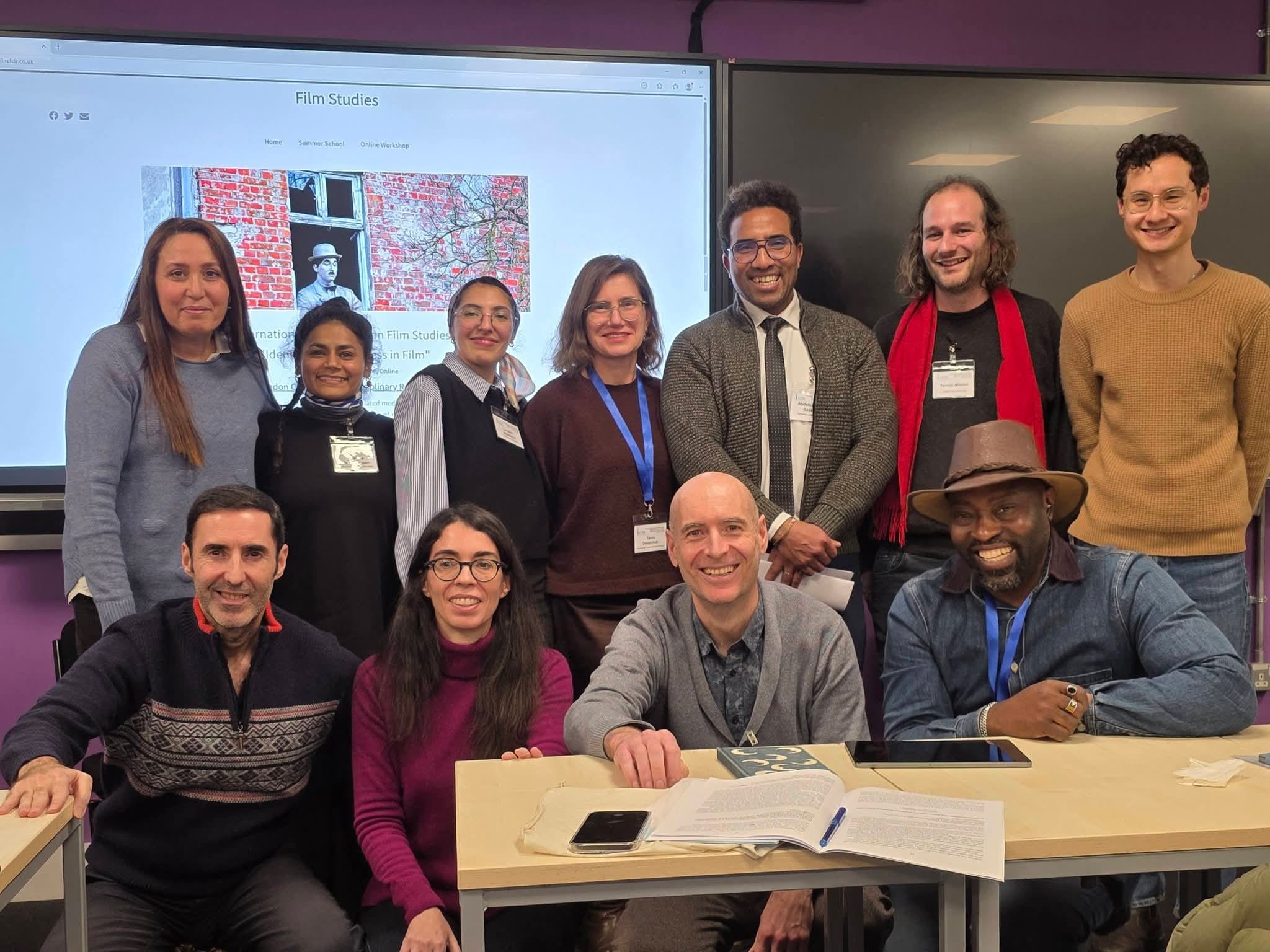 Equipo del proyecto TECNOGEN durante la jornada del International Conference on Film Studies